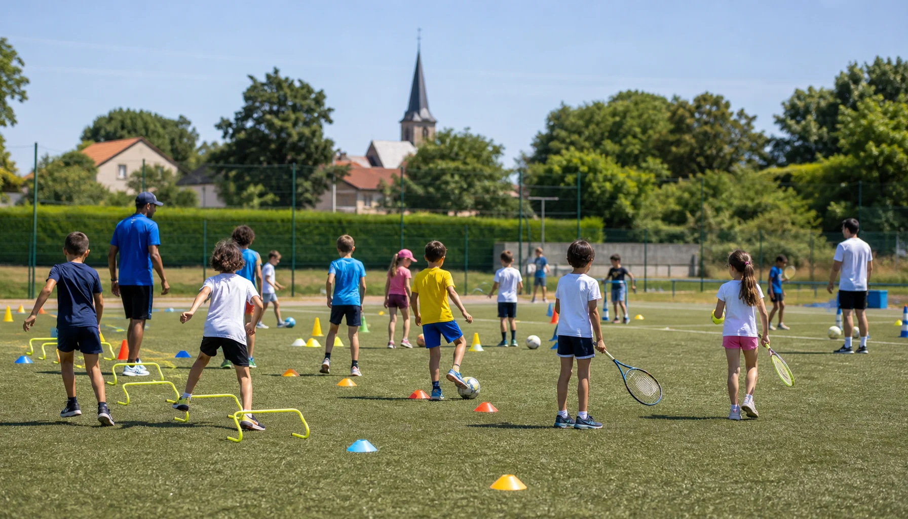 Illustration editoriale pour En Sarthe, une tournée d’été mise sur la découverte du sport
